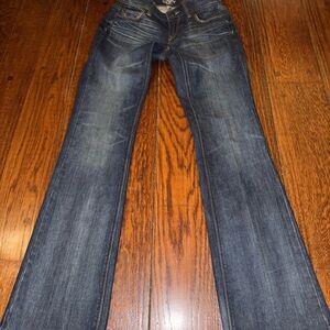 LOFT Dark Blue Flare Jeans